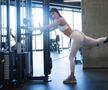 Poliana Matei, în sala de fitness