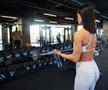 Poliana Matei, în sala de fitness
