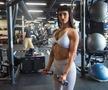 Poliana Matei, în sala de fitness