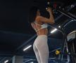 Poliana Matei, în sala de fitness