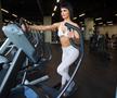 Poliana Matei, în sala de fitness
