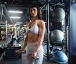 Poliana Matei, în sala de fitness