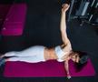 Poliana Matei, în sala de fitness