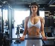 Poliana Matei, în sala de fitness
