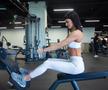 Poliana Matei, în sala de fitness
