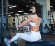 Poliana Matei, în sala de fitness
