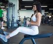 Poliana Matei, în sala de fitness