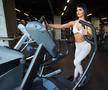 Poliana Matei, în sala de fitness