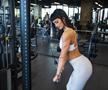 Poliana Matei, în sala de fitness