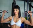 Poliana Matei, în sala de fitness