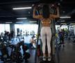 Poliana Matei, în sala de fitness