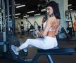 Poliana Matei, în sala de fitness