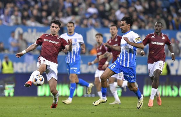 E frustrare în vestiarul Rapidului! S-a luat de coechipieri: „Acolo trebuie să dai gol. Poate câștigăm și noi un meci!”