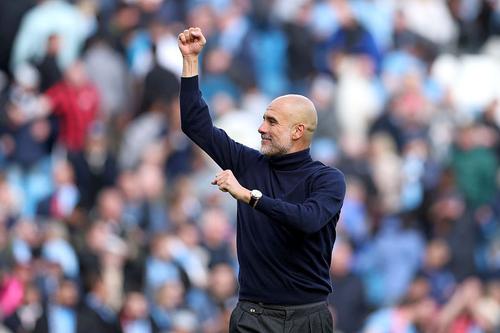 Pep Guardiola, antrenorul lui Manchester City, după victoria cu Arsenal, scor 2-1/ foto Getty Images