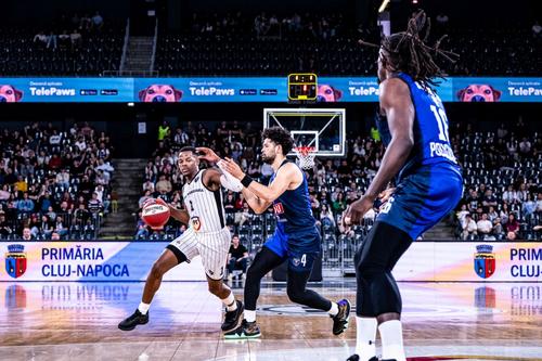 A treia întâlnire stagională între U-BT Cluj-Napoca și Buducnost Podgorica/Foto: aba-liga.com
