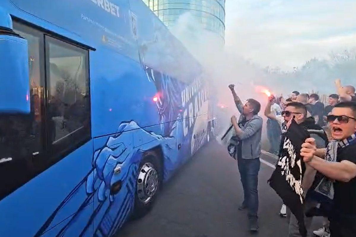 Imagini înainte de Craiova - Rapid