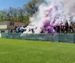 Fanii lui FC Argeș, alături de jucători înaintea meciului din Cupă / foto Facebook Peluza Nord Pitești
