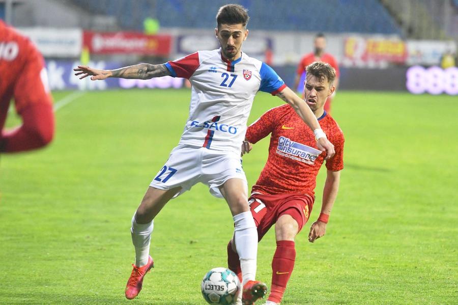 Eduard Florescu vs. Darius Olaru // foto: Imago El este fotbalistul dorit de Gigi Becali de la FC Botoșani » Surpriza pregătită de patronul FCSB