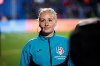 Alina Peșu debutează oficial la un meci din Liga 1! Povestea specială a arbitrei din Craiova: „Când eram mică jucam fotbal non-stop și spărgeam geamurile”
