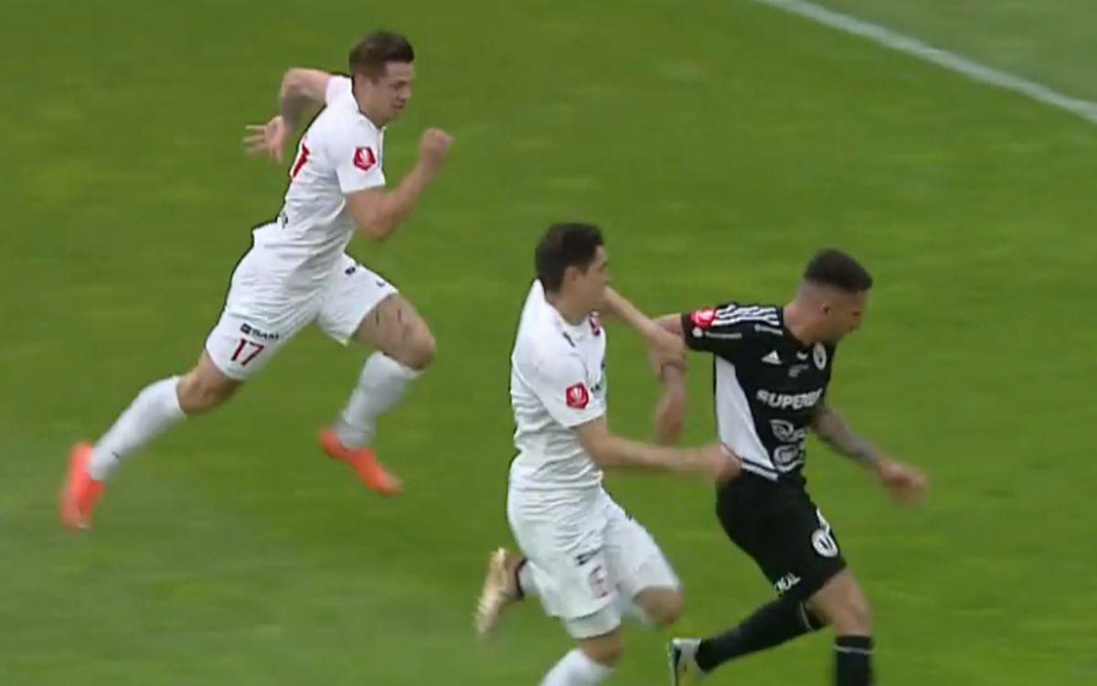 Gol Ovidiu Bic în Hermannstadt - U Cluj