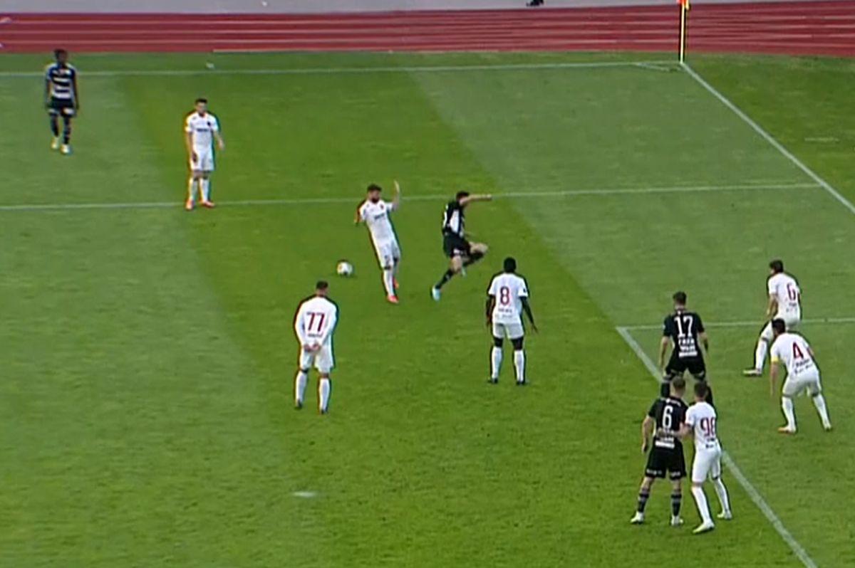 Penalty Hermannstadt - U Cluj 1-2