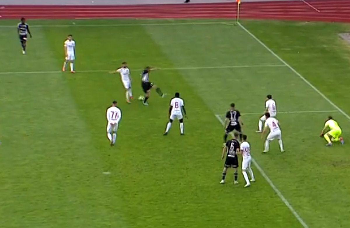 Penalty Hermannstadt - U Cluj 1-2