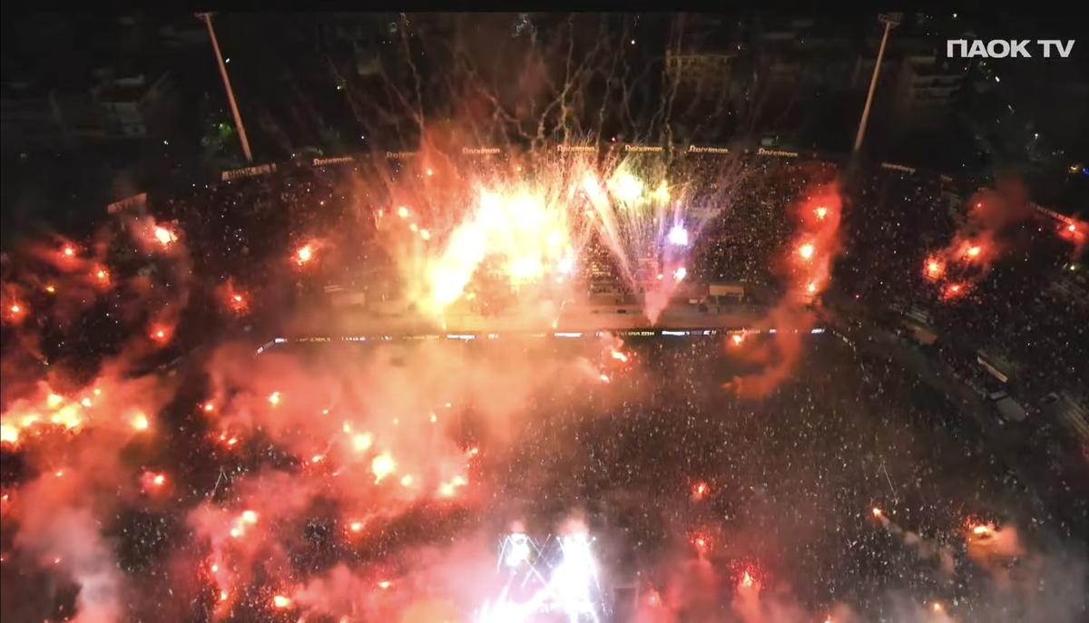 Imagini uluitoare! Răzvan Lucescu, scos cu scutierii de pe gazon » Bătaie generală, după ce PAOK a luat titlul
