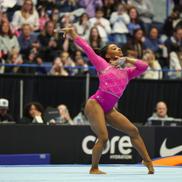 Simone Biles la primul concurs în 2024 FOTO Imago Images