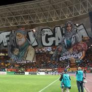 Scenografii pro Palestina la finala Ligii Campionilor Africii