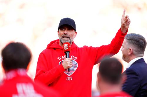 Jurgen Klopp, la ultimul meci pe Anfield, foto: Imago Images