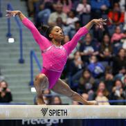 Simone Biles la primul concurs în 2024 FOTO Imago Images