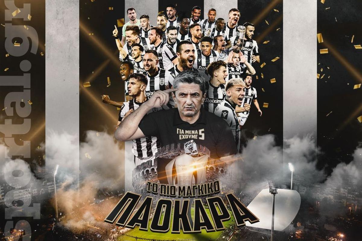 Triumful lui PAOK Salonic o încurcă pe FCSB! Răzvan Lucescu poate da în Champions League peste campioana României