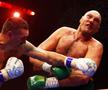 Usyk l-a trimis la podea pe Fury / FOTO: X@DAZNBoxing