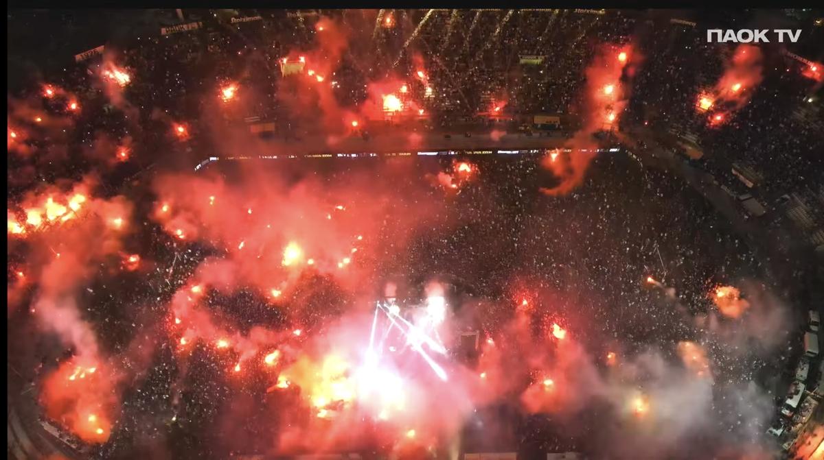 Ce performanță pentru Răzvan Lucescu! CAMPION cu PAOK pentru a doua oară » Haos pe gazon la final, au intrat scutierii!
