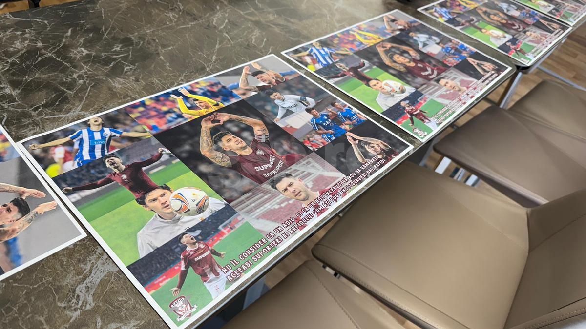 Imagini înainte de Rapid - CFR Cluj