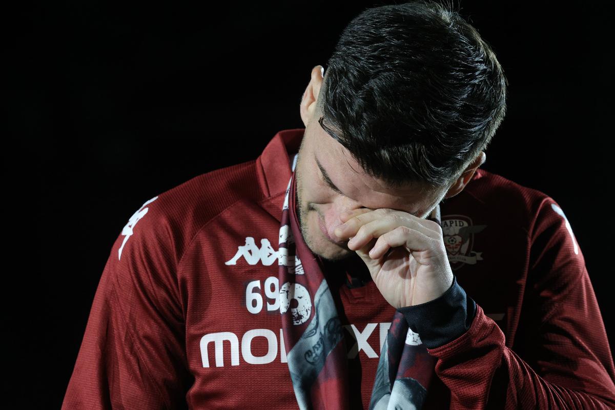 Cristian Săpunaru retragere, imagini de la final // foto: Ionuț Iordache (GSP)