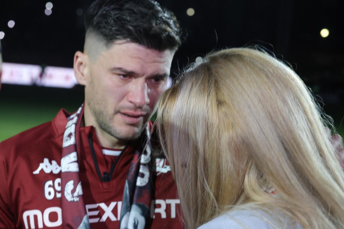 Cristian Săpunaru retragere, imagini de la final // foto: Ionuț Iordache (GSP)