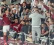 Momentul ieșirii lui Cristi Săpunaru de pe teren, la ultimul meci la Rapid/ foto: Ionuț Iordache (GSP)