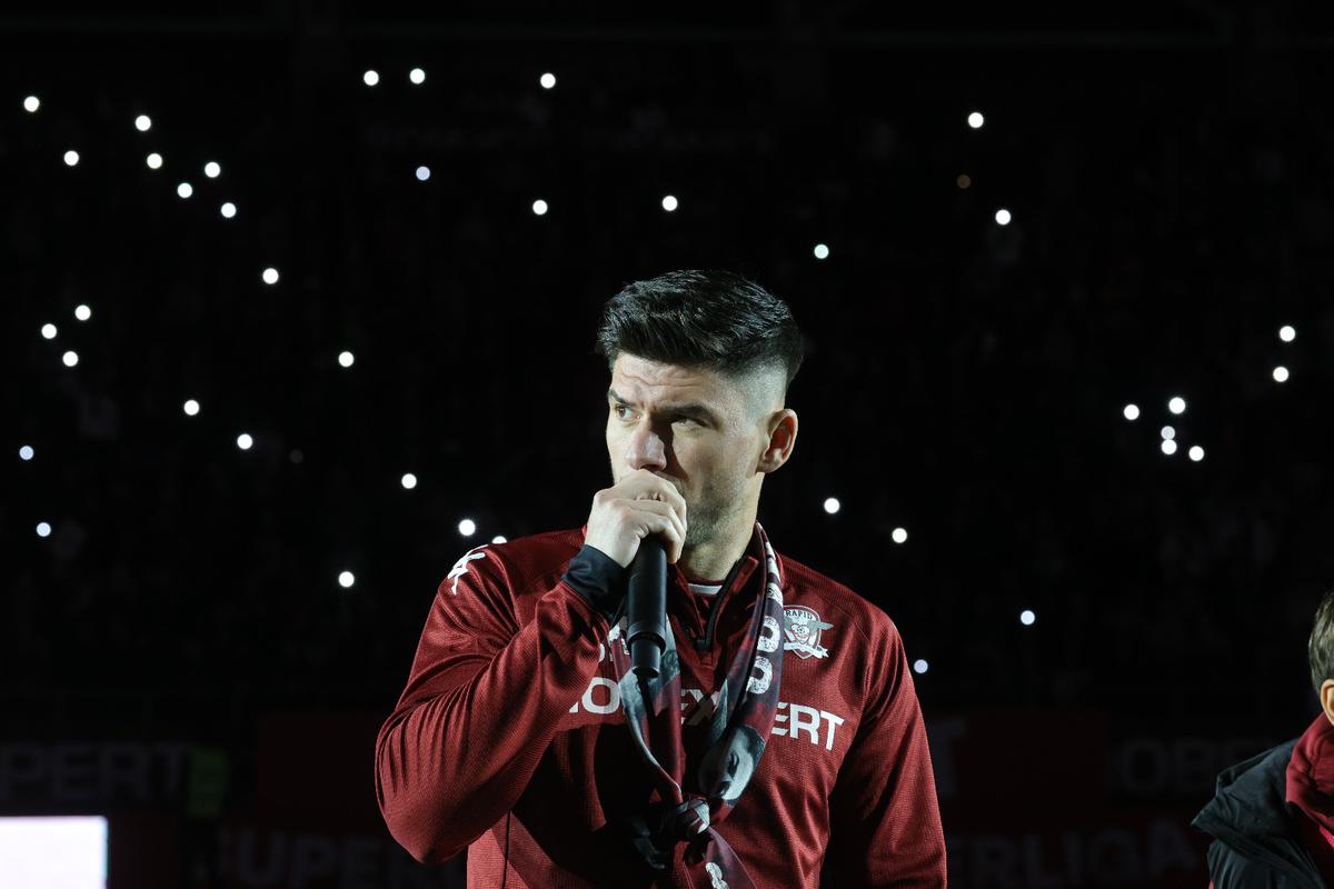 Cristian Săpunaru retragere, imagini de la final // foto: Ionuț Iordache (GSP)