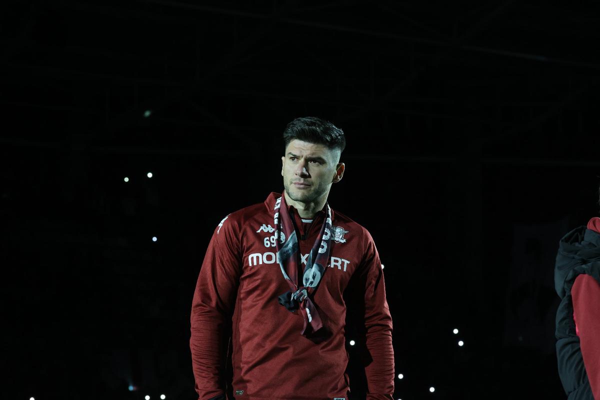 Cristian Săpunaru retragere, imagini de la final // foto: Ionuț Iordache (GSP)