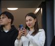 Campioana-fotomodel a atras toate privirile la Rapid - CFR » Cum a fost surprinsă în Giulești: fanii au vrut să imortalizeze momentul