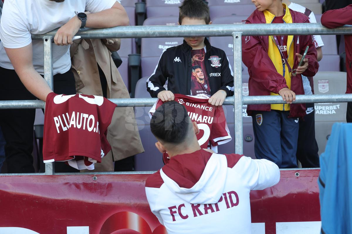 Imagini înainte de Rapid - CFR Cluj