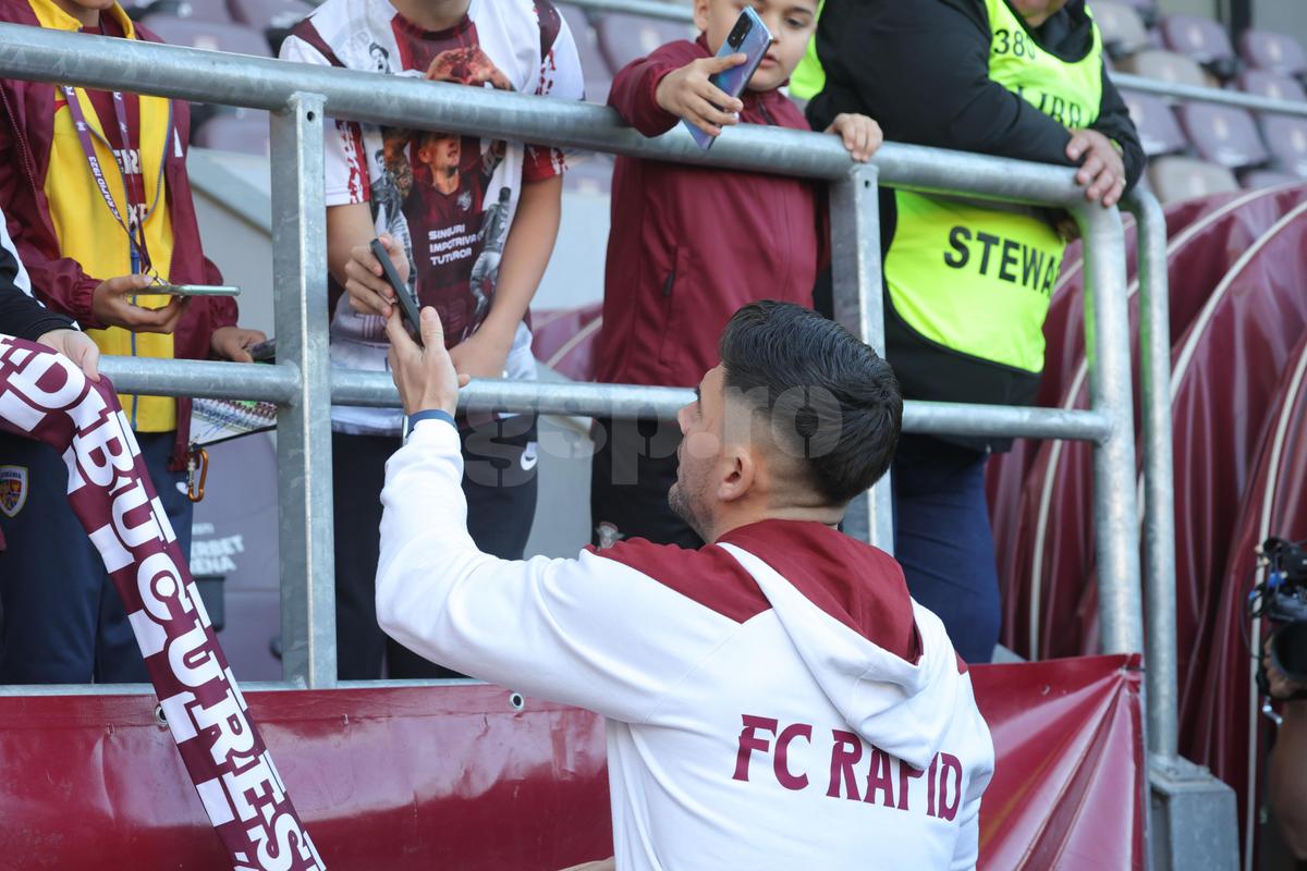 Imagini înainte de Rapid - CFR Cluj