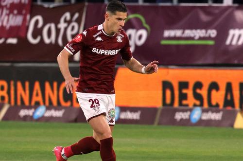 Alexandru Dobre, în timpul meciului Rapid - CFR Cluj 1-4/ foto: Ionuț Iordache (GSP)