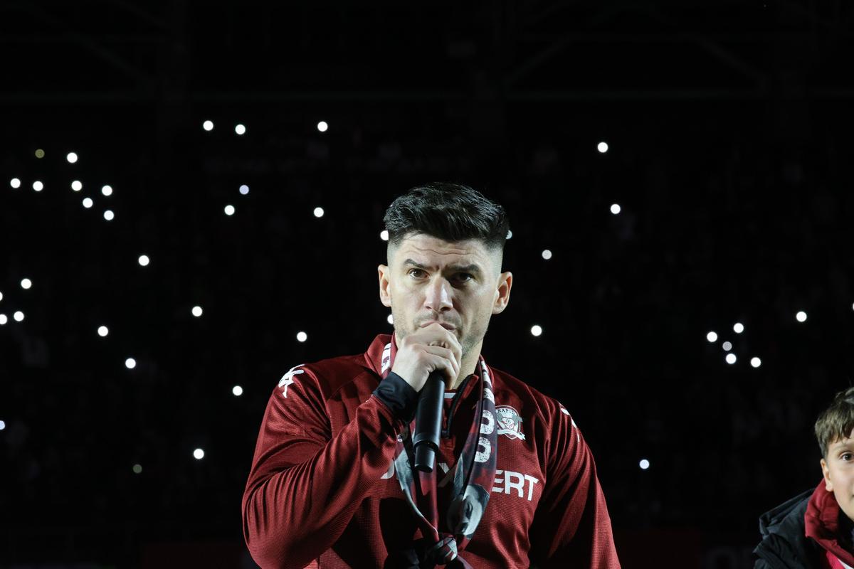 Cristian Săpunaru retragere, imagini de la final // foto: Ionuț Iordache (GSP)