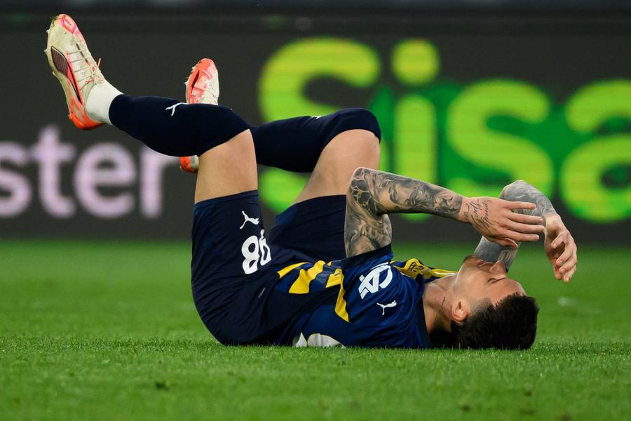 Dennis Man are patru goluri și cinci pase decisive la Parma în acest sezon / Foto: Imago „Sunt probleme” » Mircea Lucescu află în următoarele 24 de ore dacă va putea conta pe el în atac cu Austria și Cipru: „Nu sunt nici soluții multe de înlocuire”