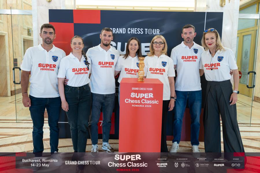 Zi de remize la Super Chess Classic România 2026:  clasamentul rămâne neschimbat după runda V