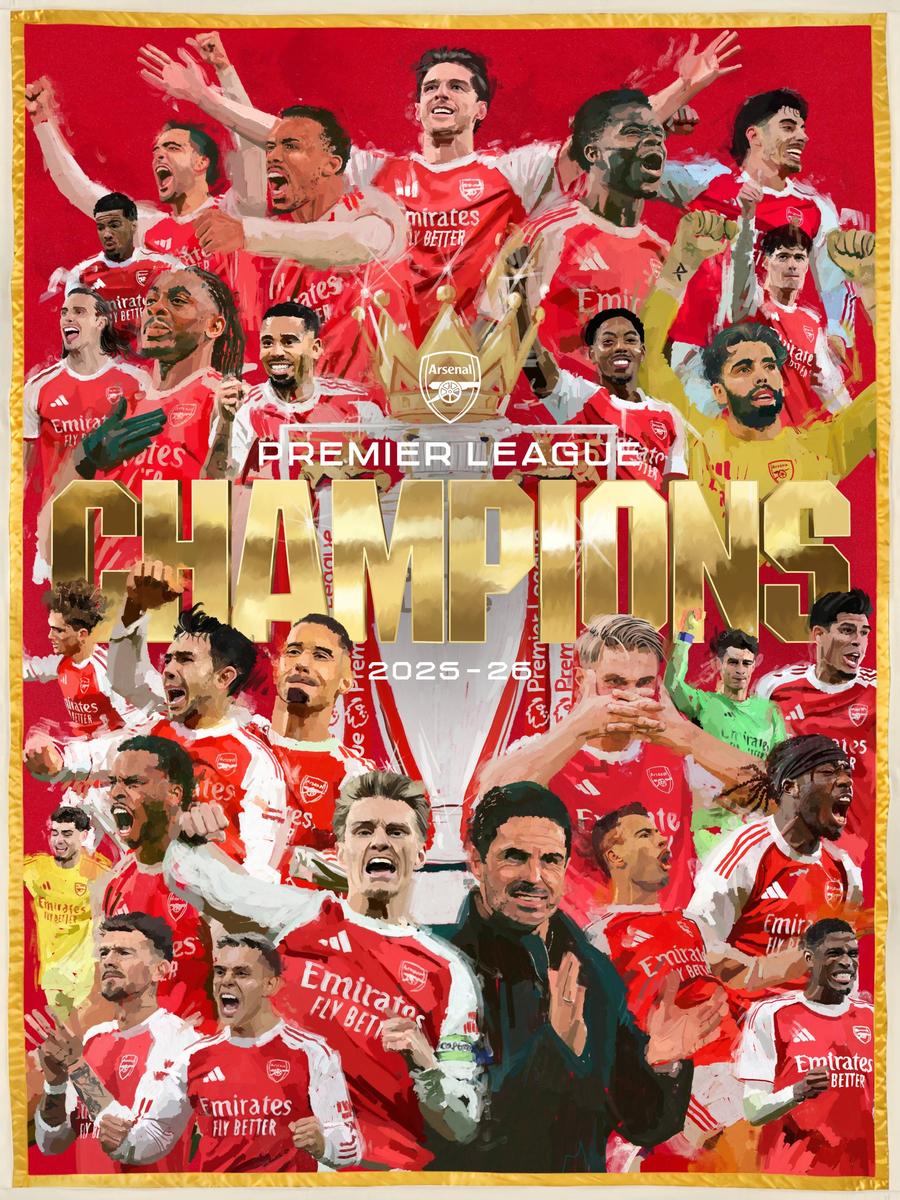 Arsenal este noua campioană a Angliei! Mesajele transmise imediat de „tunari” și de Premier League