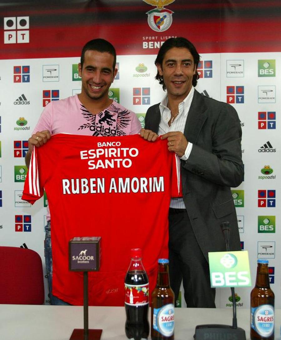 Ruben Amorim și Rui Costa / foto: abola.pt Ruben Amorim, aproape de revenirea în fotbal » Favorit să preia rivala echipei pentru care a scris istorie