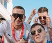 Campionii de la Craiova au imitat trendul cu ochelarii de soare / foto: Superliga Facebook
